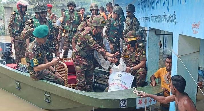 ভয়াবহ হয়ে উঠছে দেশের পূবাঞ্চলের বন্যা পরিস্থিতি